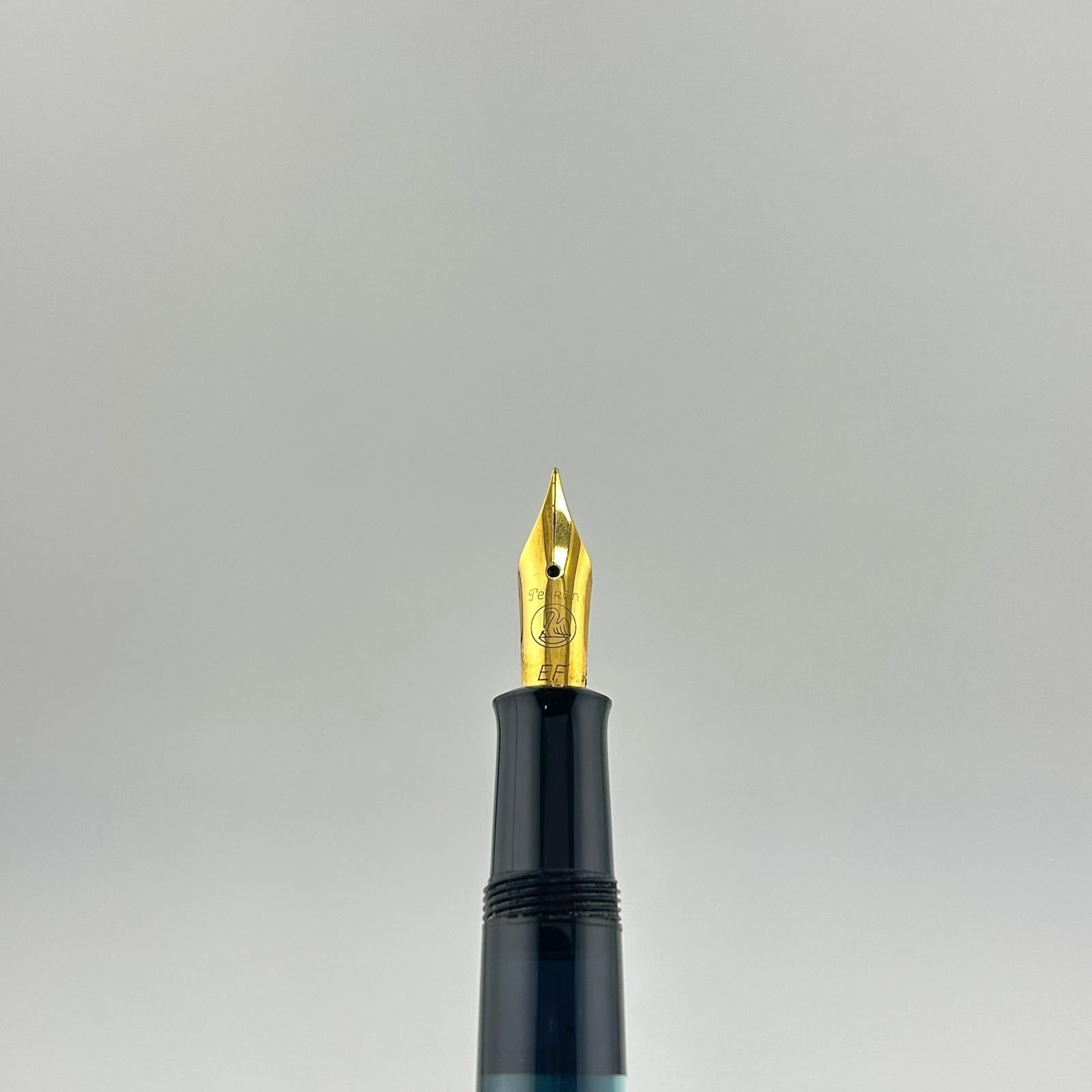 Pelikan M200 Black cap grey barrel - Fountain Pen