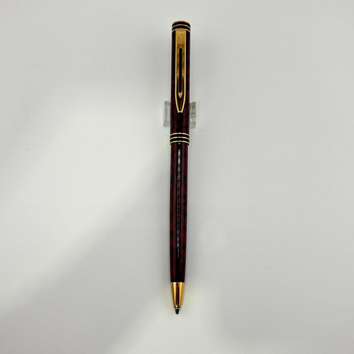 Waterman Exclusive Burgundy Marble Set - Ballpoint and Pencil