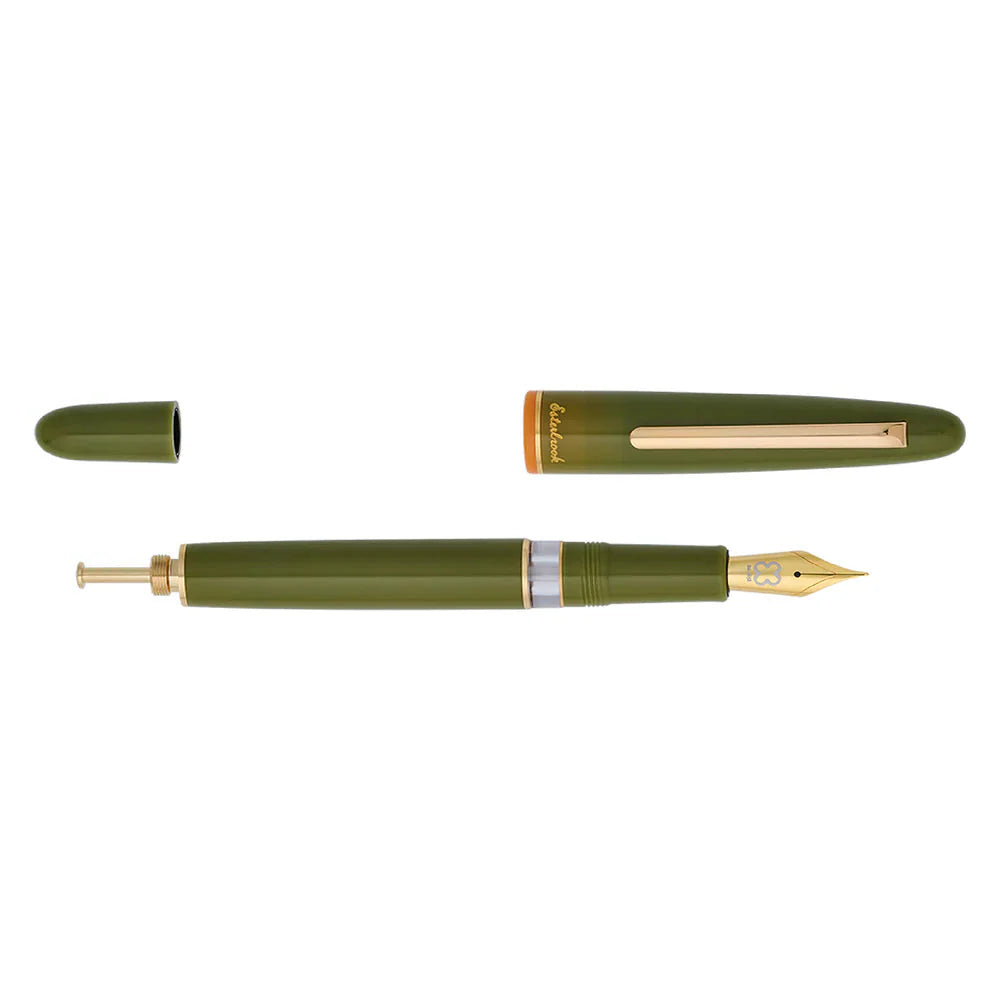 Esterbrook Estie Back to the Land - Gold Quirky LeafFountain Pen (Button Piston)