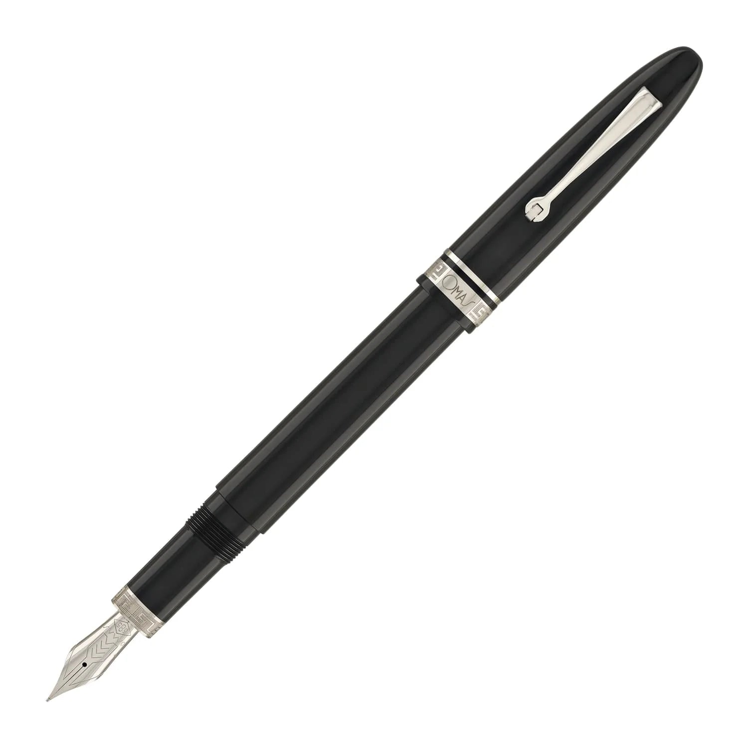 OMAS Ogiva Nera Silver - Fountain Pen