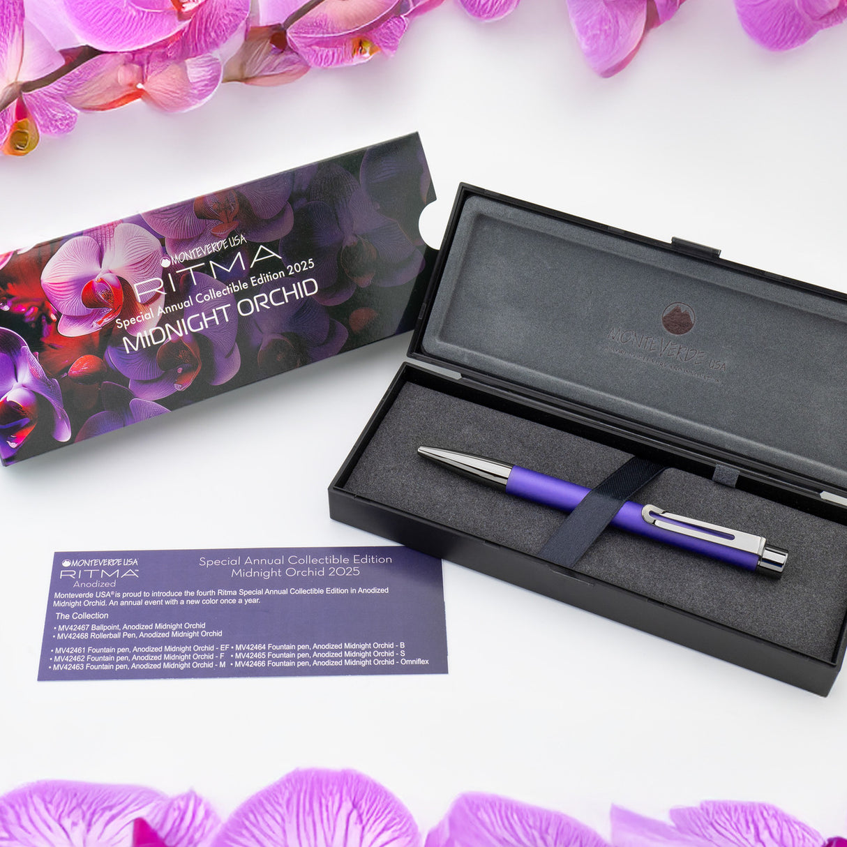 Monteverde USA® Ritma Special Edition Midnight Orchid Ballpoint Pen