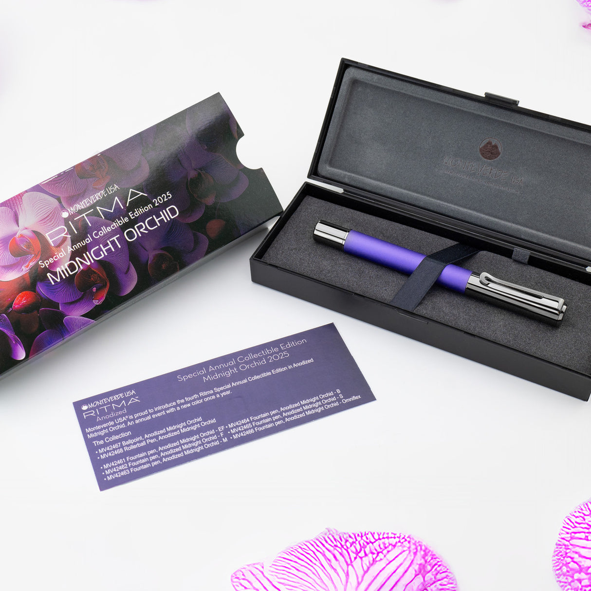 Monteverde USA® Ritma Special Annual Collectible Edition 2025 Midnight Orchid Rollerball Pen