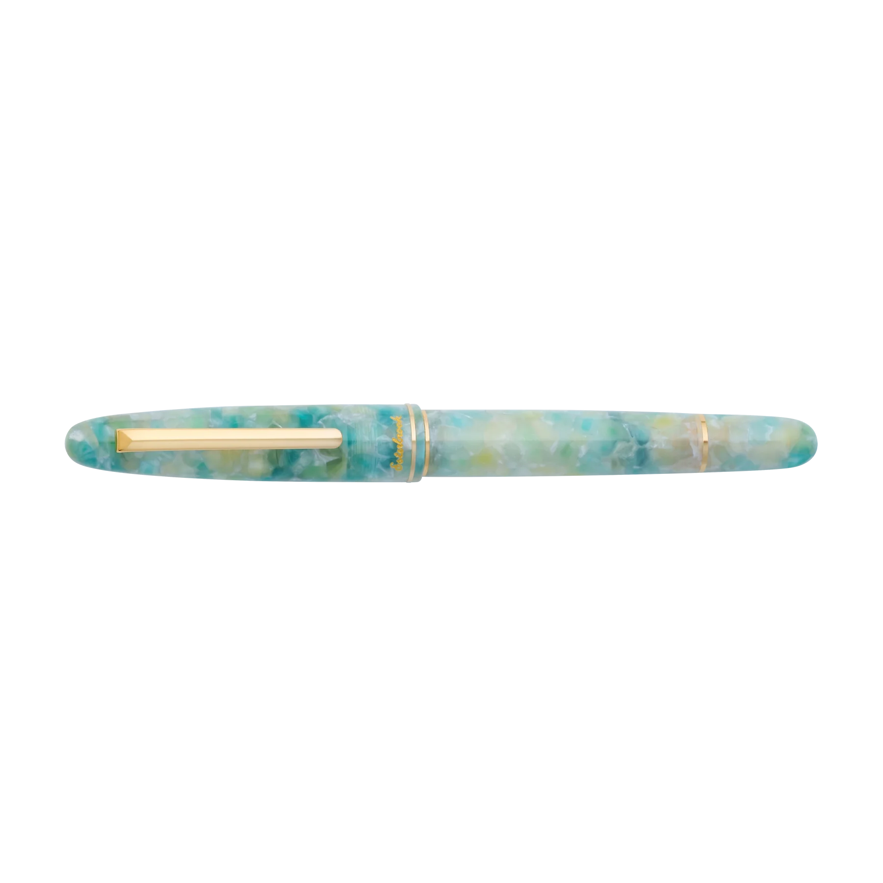 Esterbrook Estie Sea Glass with Gold Trim -  Fountain Pen (Button Piston)