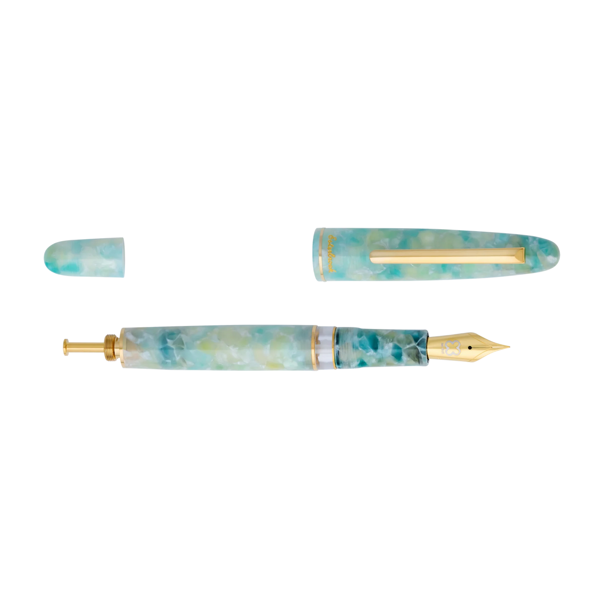 Esterbrook Estie Sea Glass with Gold Trim - Fountain Pen (Button Piston)
