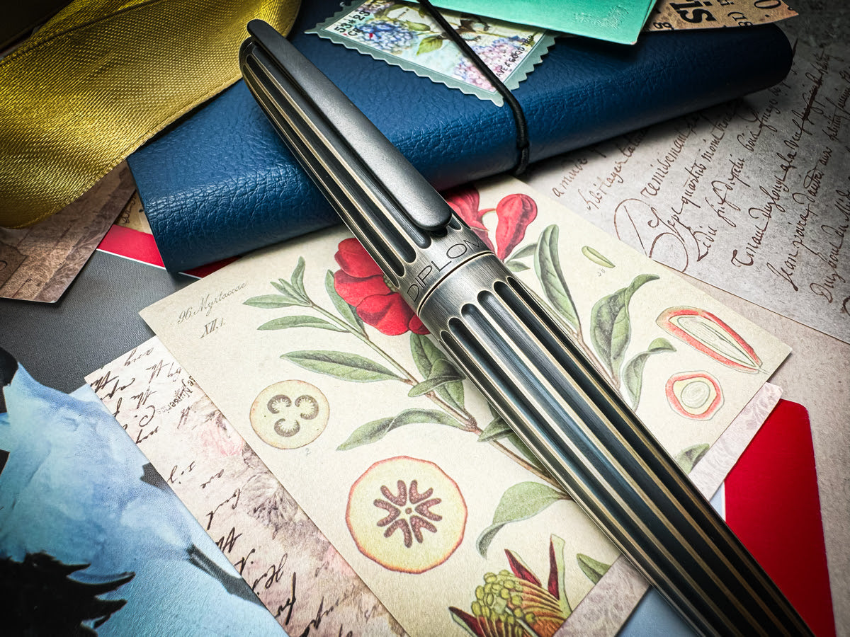 Diplomat Aero Oxyd Brass 14kt Nib - Fountain Pen