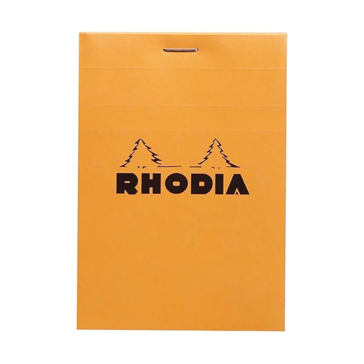 RHODIA ORANGE LINED NOTEPAD 3.3 X 4.7in (3 3/8 x 4 3/4)