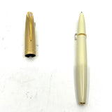 Parker 100 Honey White Fountain Pen - Brushed Gold Plated Cap & Ivory Finish Barrel