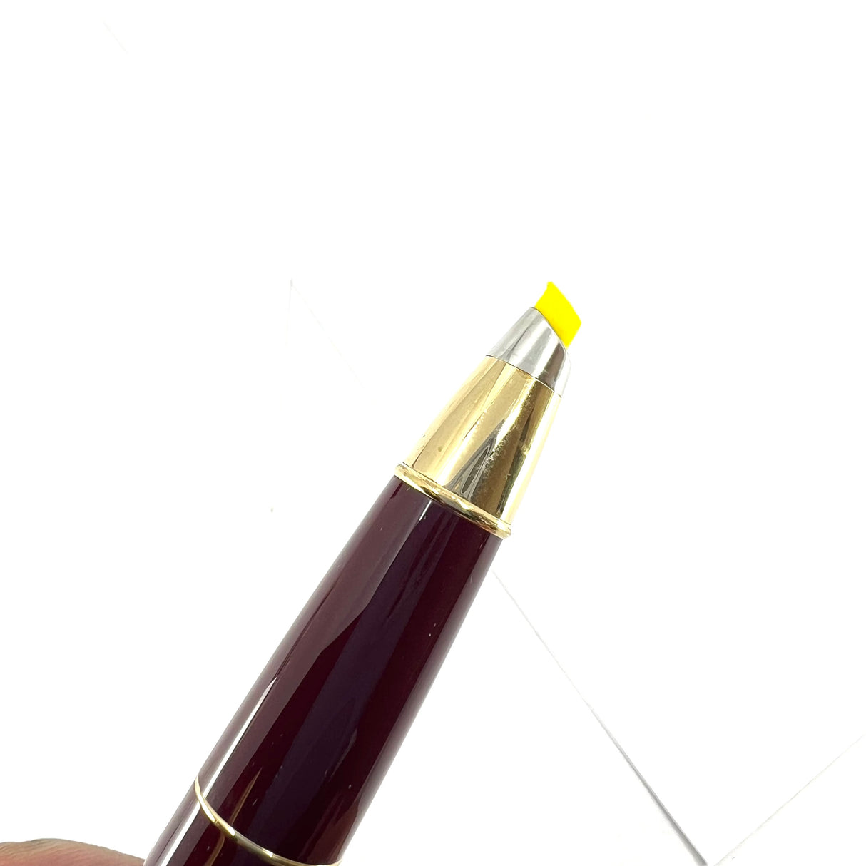 Montblanc Meisterstuck Bordeaux Resin #166 LeGrand Highlighter/ Document Marker - RARE in Bordeaux!