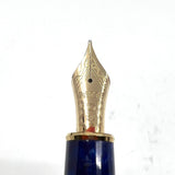 Platinum #3776 Celluloid Marbled Midnight Blue Ocean Fountain Pen