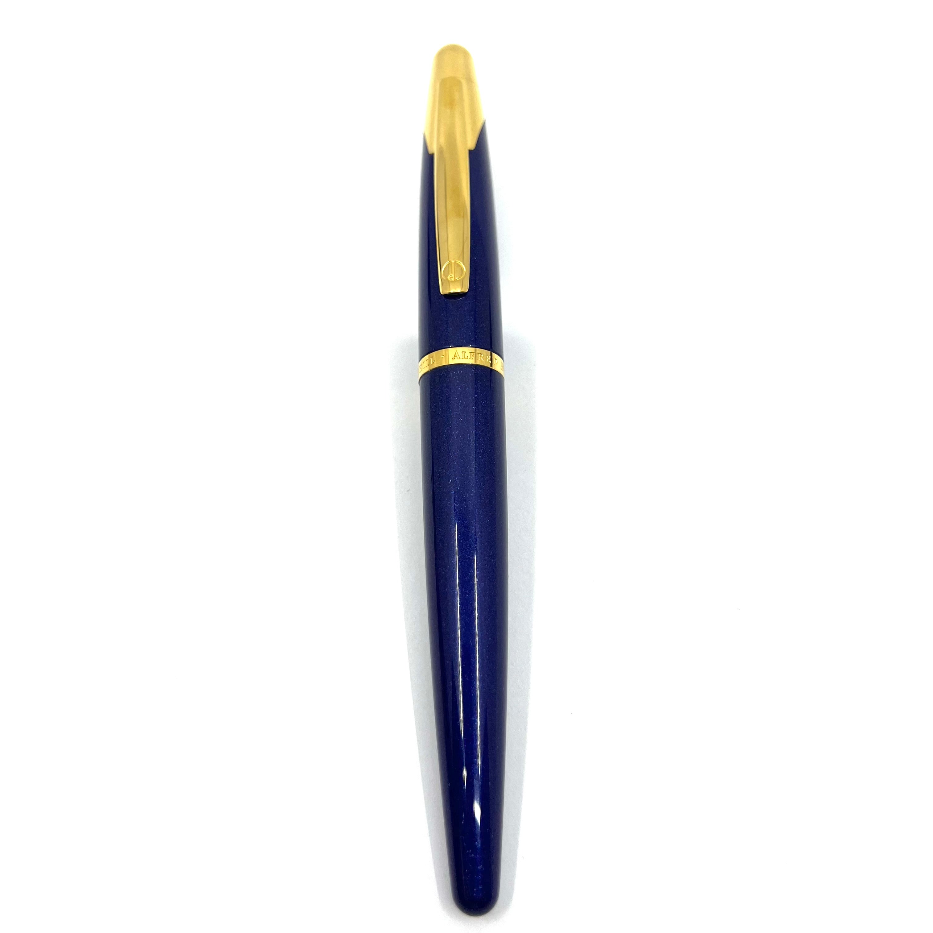 Dunhill AD2000 Cobalt Blue Galaxy Fountain Pen - Fine 18kt Gold