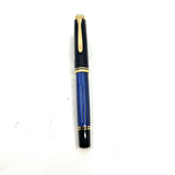 Pelikan Early M800 Black/Blue Striped Fountain Pen