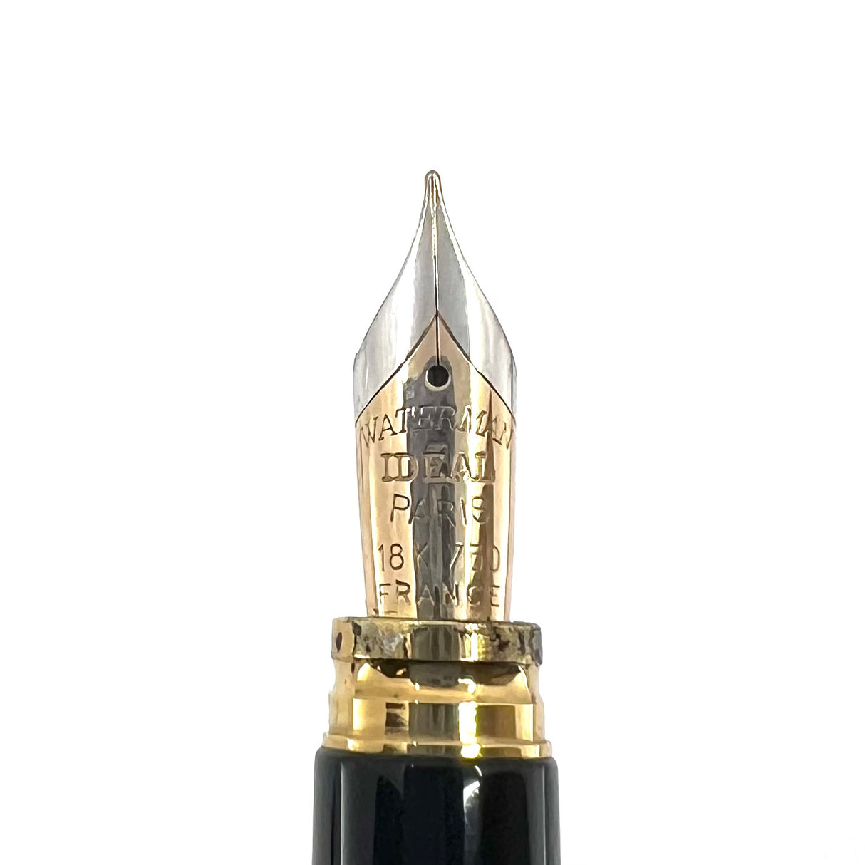 Waterman Rhapsody Burgundy Marble Fountain Pen  - Fine 18kt Gold Nib