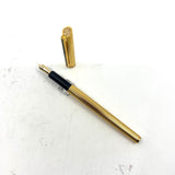 Dunhill Gold Plated Fountain Pen - Barleycorn Design