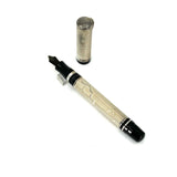 Montegrappa Sterling Silver Cosmopolitan Japanese Fountain Pen-Fine 18kt Gold Nib