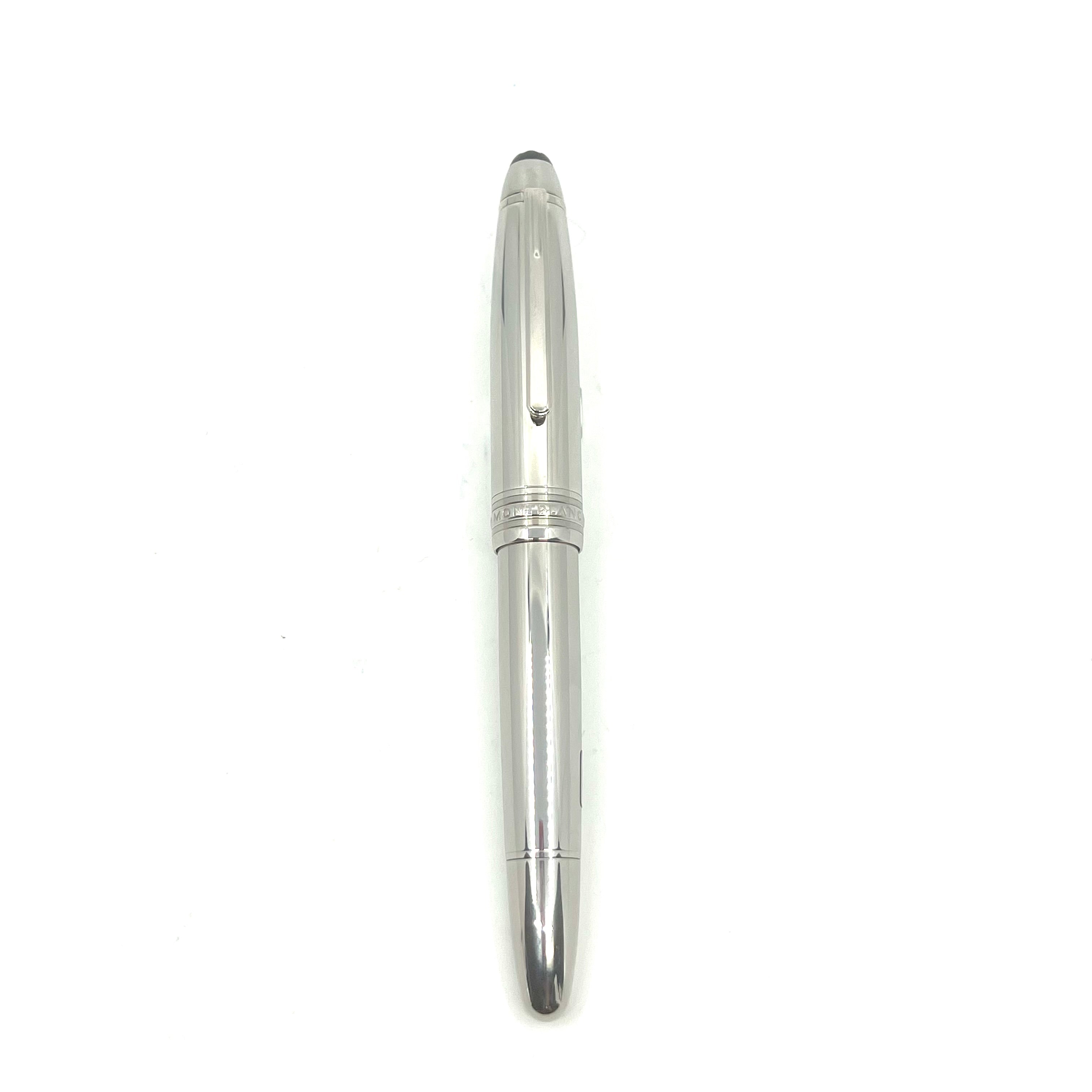 Montblanc Meisterstuck Solitaire Stainless Steel Le Grand 146 Fountain –  Fountain Pen Hospital