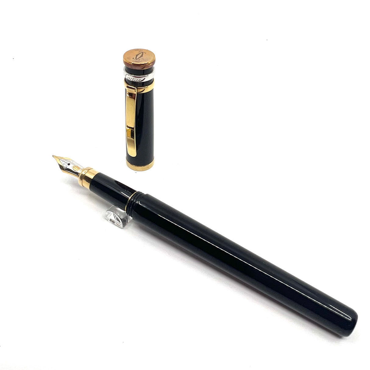 Cartier Trinity Black Lacquer Fountain Pen