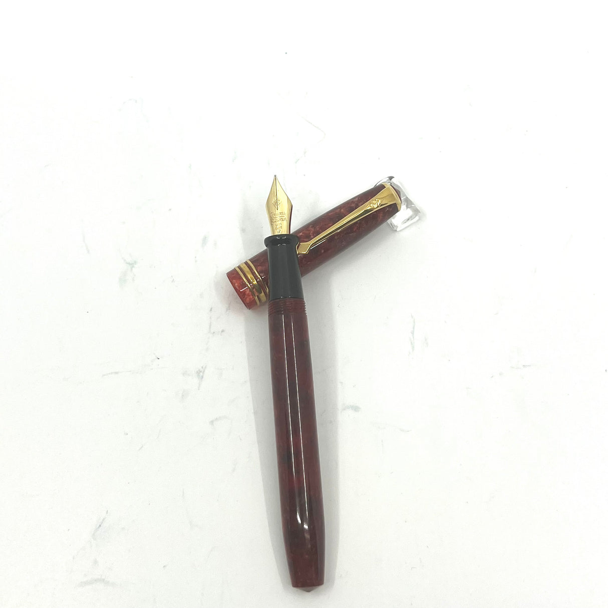 Conway Stewart Lustrous Fiery Scarlet Fountain Pen