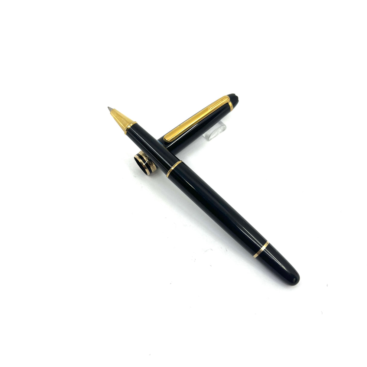 Montblanc Meisterstuck Classique #163 Black Resin  Rollerball - Yellow Gold-Plated Trim
