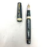 ASC (Armando Simoni Club) Bespoke Bologna Extra Maharaja of India Arco Green Celluloid LE #01/40 Fountain Pen