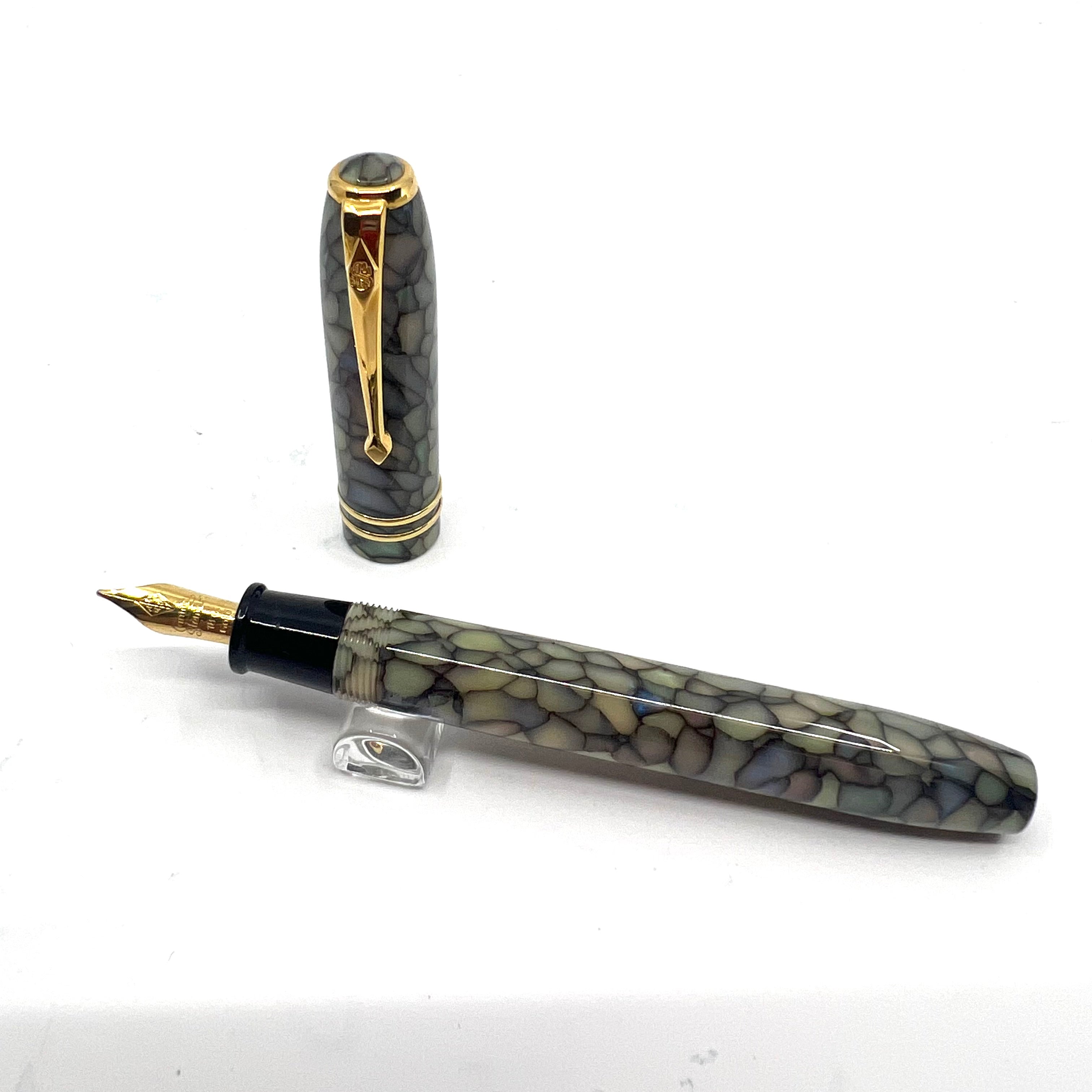 11.コンウェイスチュアートディンキー540 Conway Stewart Dinkie Cracked Ice Fountain Pen – Fountain Pen Hospital