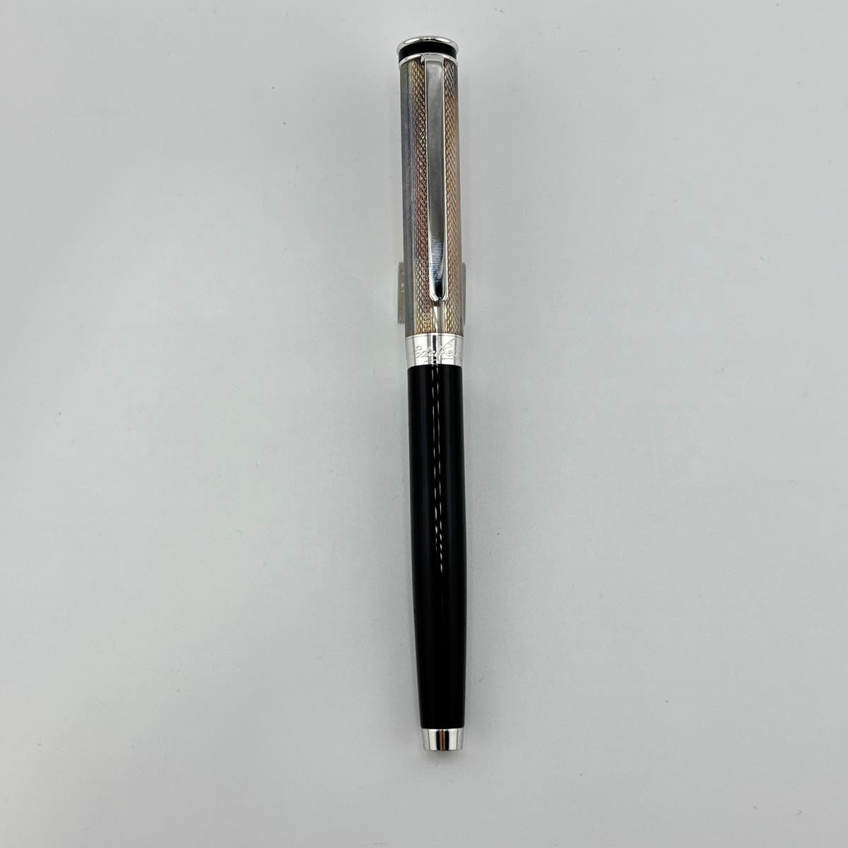 Edelfeder Germany sterling silver 925 cap black barrel   - Fountain Pen