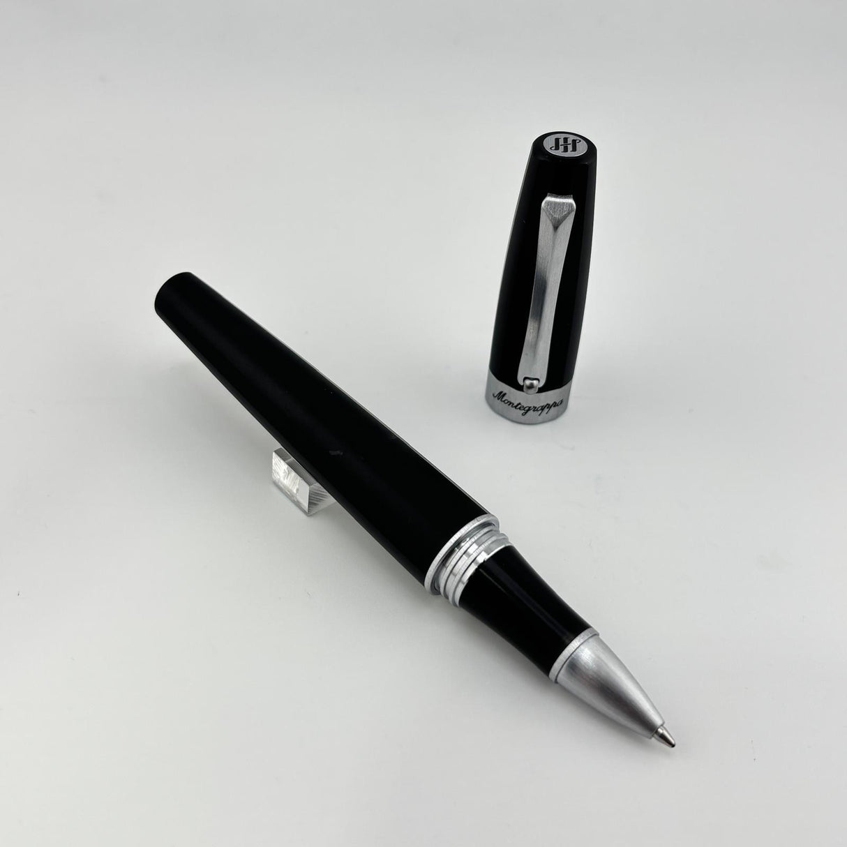 Montegrappa Magnifica Faceted Black Matte - Rollerball Pen