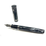 Wahl-Eversharp Oversized Decoband Fountain Pen in OMAS "Platinum" Celluloid