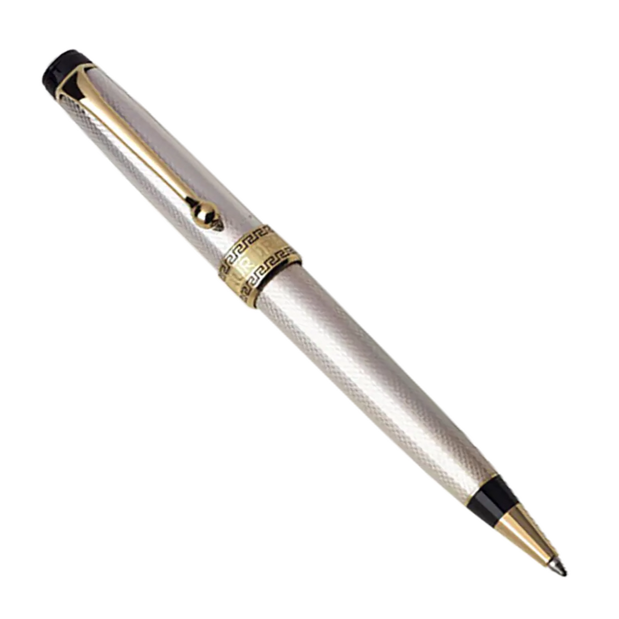 Aurora Optima Silver Solid Silver Ballpoint