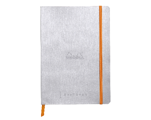 Rhodia Goalbook Silver - Dot Grid 5 3/4 in. x 8 1/4 in. Notebook