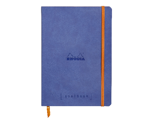 Rhodia Goalbook Sapphire - Dot Grid 5 3/4 in. x 8 1/4 in. Notebook
