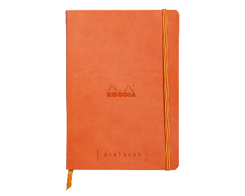 Rhodia Goalbook Tangerine - Dot Grid 5 3/4 in. x 8 1/4 in. Notebook