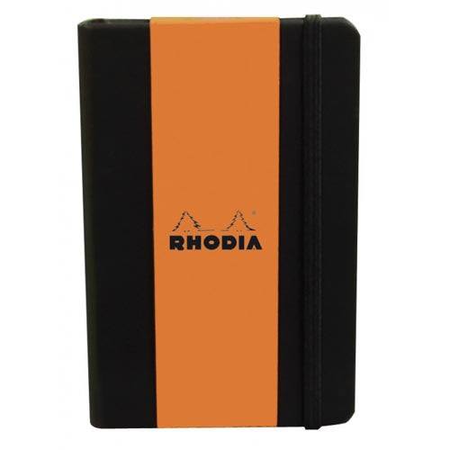 Rhodia Web Notebooks Black Lined 3 1/2 in. x 5 1/2 in.