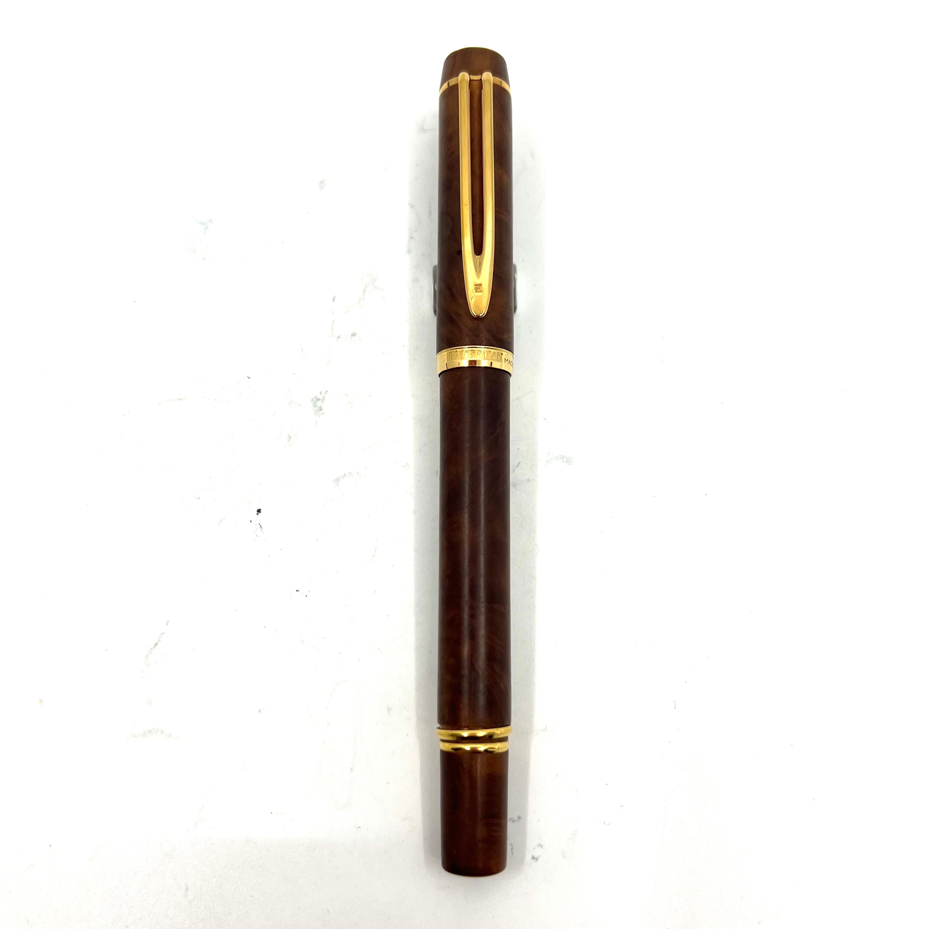 Waterman Man 100 Briar Wood Fontainbleu Fountain Pen – Fountain