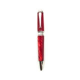 Montegrappa Espressione  Lustrous Red Celluloid Facetted Ballpoint Pen