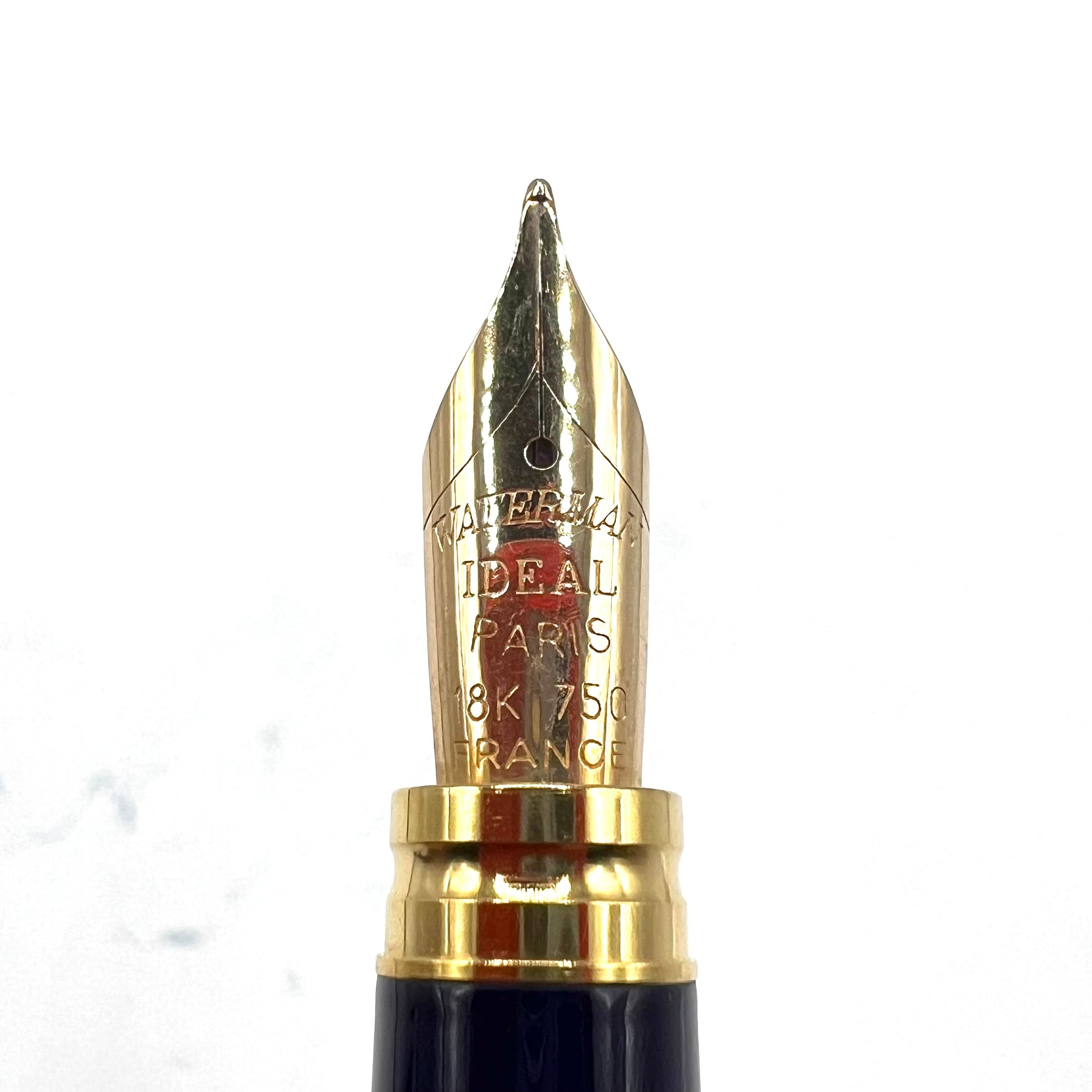 筆記具 WATERMAN Gentleman 100 Waterman GENTLEMAN 100 18ct Lettering Nib Gold Fountain Pen