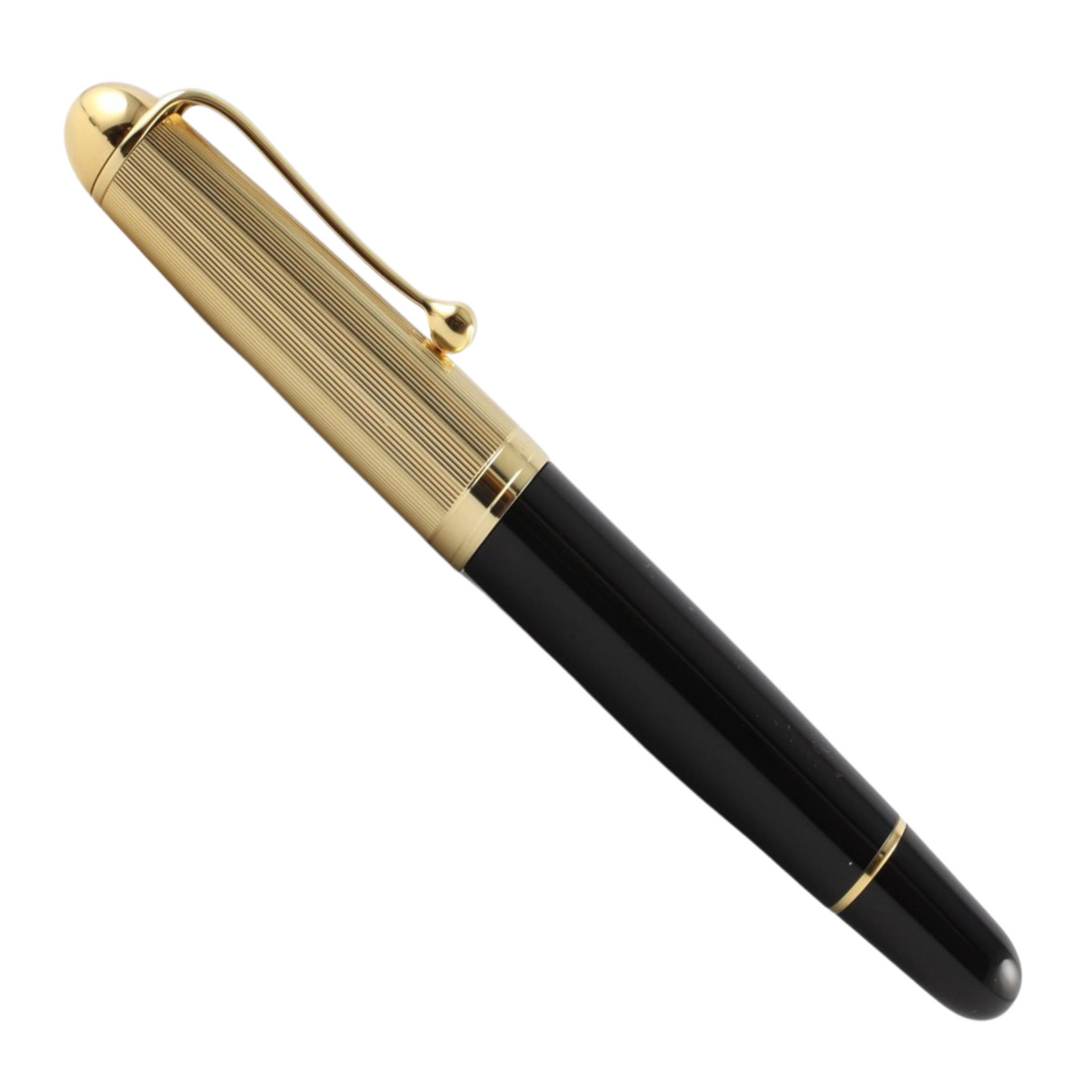 Aurora 88 Gold Plated Black Resin Large Fountain Pen