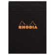 Rhodia Classic Pads Black Lined 4 in. x 6 in.