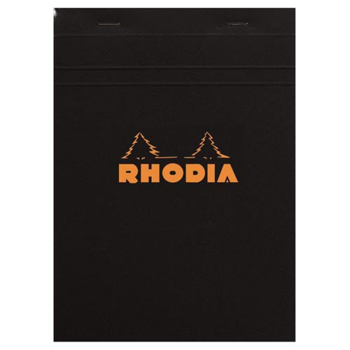 Rhodia Classic Pads Black Lined 4 in. x 6 in.