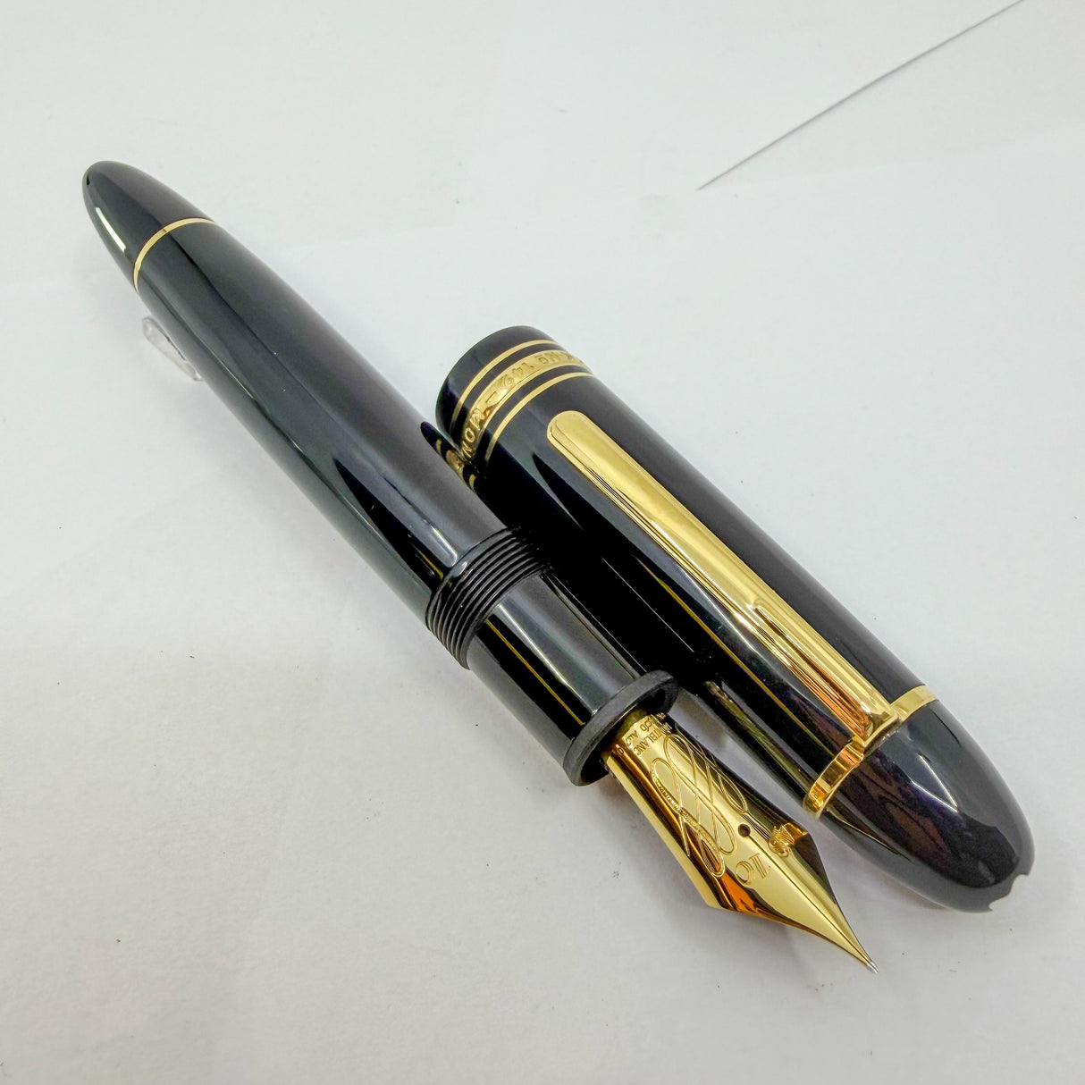 Montblanc Meisterstuck Special Edition Calligraphy #149 Flex Fountain Pen - Very Flexible Fine 18kt Gold Nib
