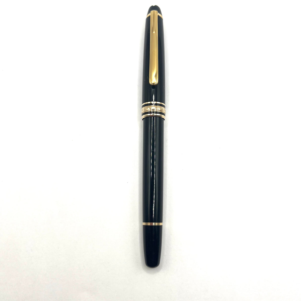 Montblanc Meisterstuck Classique #144 Black Resin Fountain Pen-  Fine 14kt Gold Nib