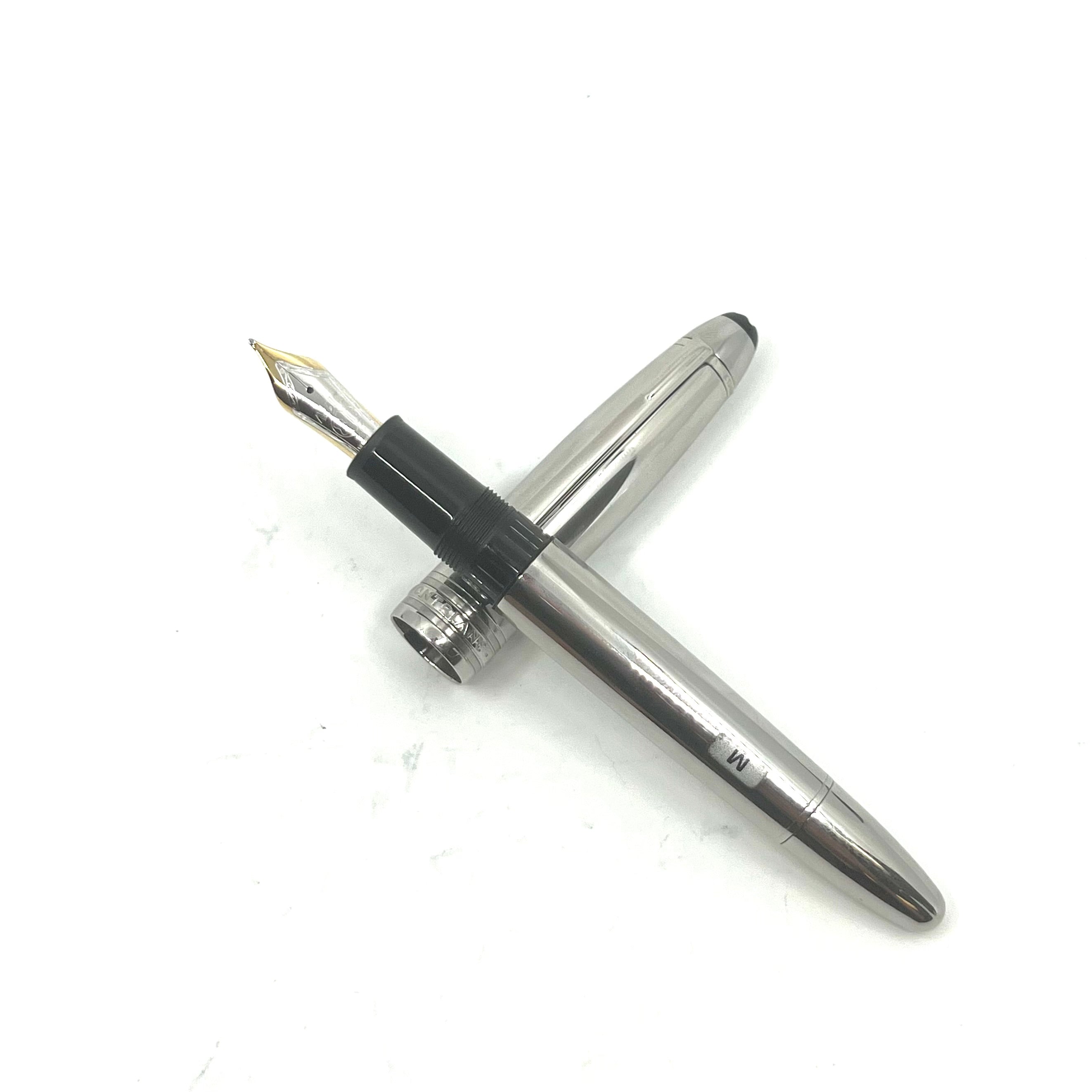 モンブラン ノート 146 126740 Notebook #146 Montblanc Vintage Logo, Blue - Luxury