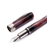 Pineider Avatar UR Mini Red Onyx Palladium Trim Fountain Pen