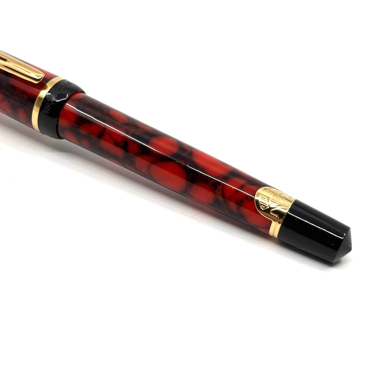 Waterman Phileas Second Generation Red Marble Fountain Pen