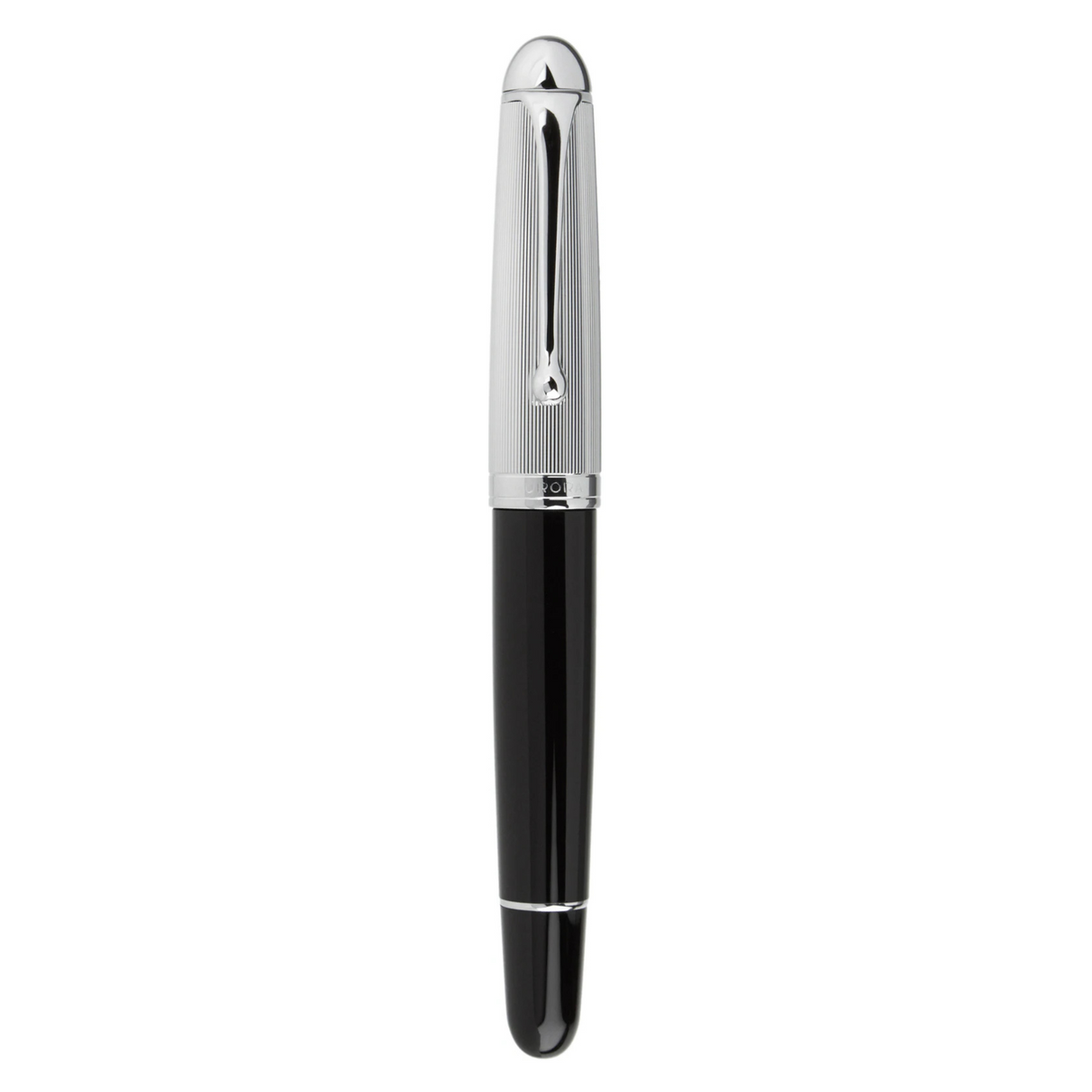 Aurora 88 Silver Plated w/Chrome Cap Small - Fountain Pen