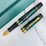 Aurora Optima Auroloide Emerald Green Fountain Pen