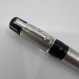 Delta Jubileum Sterling Silver Lever-Fill Limited Edition Fountain Pen - Medium 18kt Gold  Nib