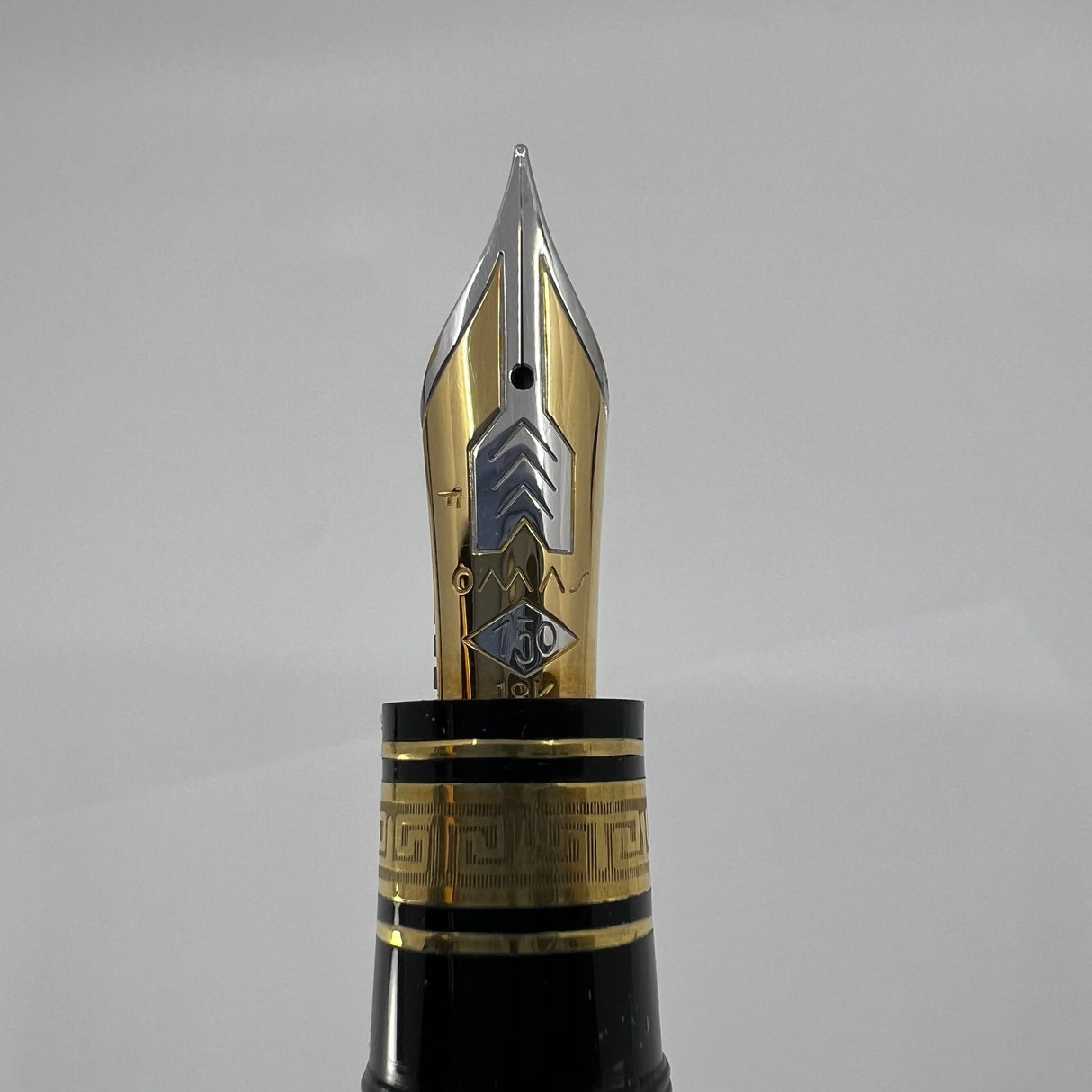 OMAS  Amerigo Vespucci Ogiva Wood Large Fountain Pen - Fine 18kt Gold Nib