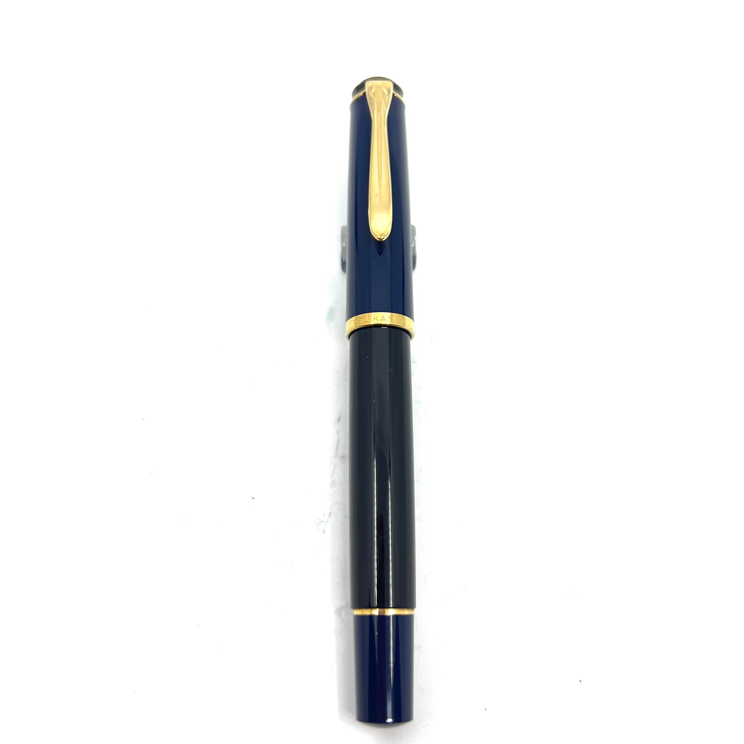 Pelikan M250 Dark Blue Cap/Black Barrel Fountain Pen – Fountain