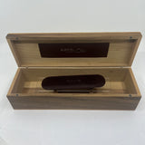 OMAS  Krug Limited Edition Oak Wood & Sterling Silver Fountain Pen - Medium 18kt Gold Nib