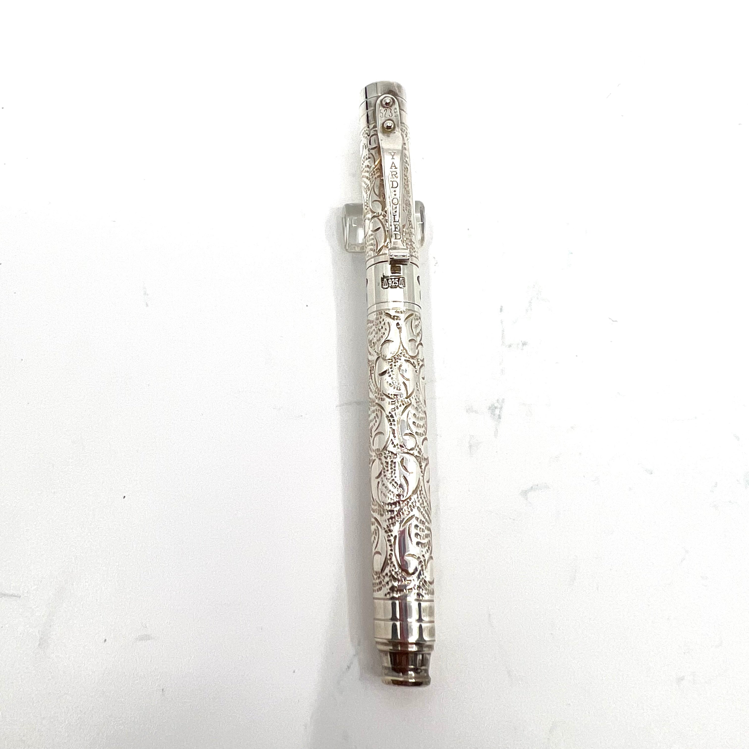 Yard-o-Led Pocket Sterling Silver Victorian Fountain Pen